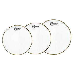 Kit de Peles Aquarian Classic Clear 12", 13" e 16"