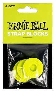 Strap Lock Ernie Ball Verde Para Correia Kit Com 4un. P05622