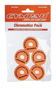 Kit Cympad Chromatics O 40/15mm Laranja - 5 unidades