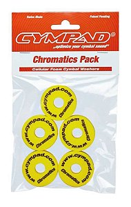 Kit Cympad Chromatics O 40/15mm Amarelo - 5 unidades