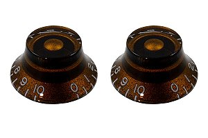 Knob Bell Estilo Vintage Marrom (Duas Unidades)