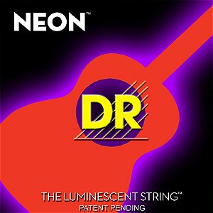 Encordoamento DR Strings NEON Orange Violão 11-50 Laranja