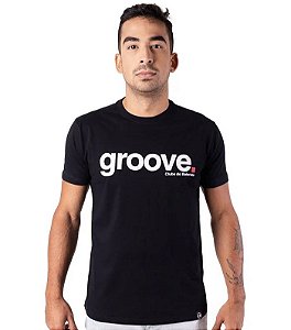 Camiseta Groove Preta Lisa - XG