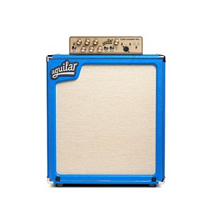 Set Aguilar Ed. Limitada Glory Gold/Blue Bronco - Cabeçote Tone Hammer 500 LTD + Caixa SL 410 LTD 800 watts