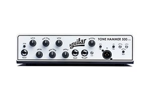 Cabeçote Aguilar Tone Hammer TH-500 Classe D, 500 Watts, XLR Limited Edition, Winter White
