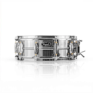 EM BREVE: Caixa Pinguim Ice 14x5 em Alumínio Cromado, Abafador Interno, Aro Power Hoop 2,3mm