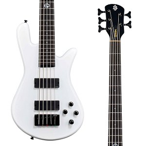 EM BREVE: Baixo Spector NS Ethos 5 - Solid White Gloss
