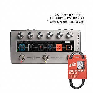 Pedaleira Darkglass Anagram - Workstation Multiefeitos para Baixo + Cabo Aguilar (brinde)