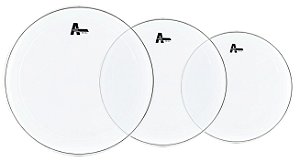 Kit Attack Tone Ridge2 Clear – 10", 12" e 14" – Filme Duplo Clear