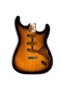 All Parts - Corpo de Substituição para Strat c/ Acabamento Poliuretano - Sunburst 2 Tons