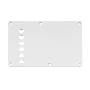 Allparts – Tampa de Mola de Tremolo (Backplate) para Stratocaster® – Branca