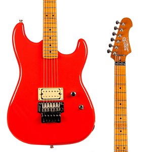 Guitarra Jet JS-700 RD H – Basswood, Braço Roasted Maple, Alnico V, Tremolo Wilkinson Locking