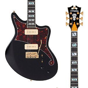 Guitarra D’Angelico Deluxe Bedford – Solid Black