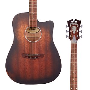 Violão D'Angelico Premier Bowery LS Aged Mahogany, Eletroacústico