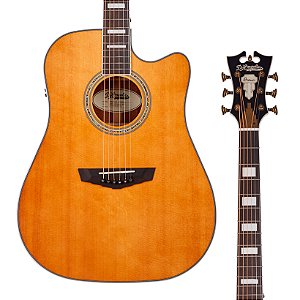 EM BREVE: Violão D'Angelico Premier Bowery - Vintage Natural, Eletroacústico