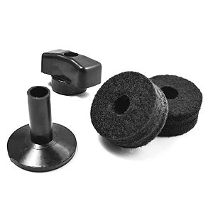 Kit Feltro Para Prato De Bateria Torelli (2 feltros, 1 base e 1 borboleta)