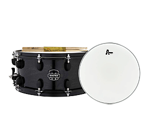 Caixa Mapex MPX 14x6,5 Maple/Poplar Transparent Black + Brindes