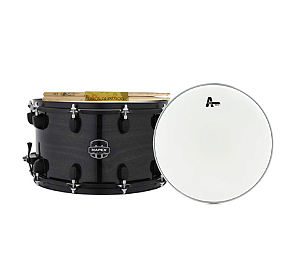 Caixa Mapex MPX 14x8 Maple/Poplar Transparent Black + Brindes