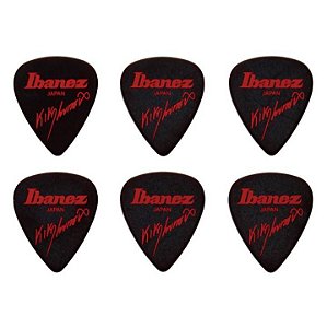 Palheta Ibanez Kiko Loureiro Signature B1000KL-BK – 1.2 mm Extra-Pesada (Kit com 6 unidades)