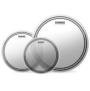 Pele EVANS EC2S Frosted Tom Drumhead – Rock Tom Pack (10", 12", 16")