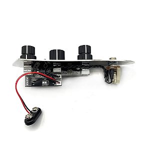 Trickfish J-Core 2 - Pré-amplificador 2 Bandas para Jazz Bass (Jazz Plate Preamp com Jack Lateral e Knobs)