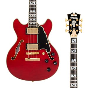 EM BREVE: Guitarra D’Angelico Excel Mini DC - Trans Cherry - Gig Bag