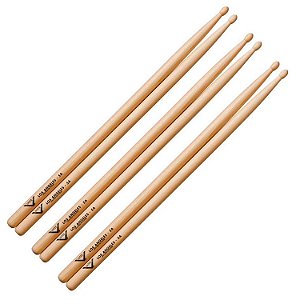 Kit c/ 3 pares - Baqueta Vater 5A Wood Tip