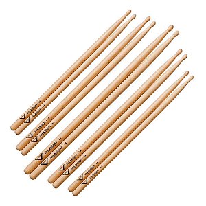 Kit c/ 5 pares - Baqueta Vater 5A Wood Tip