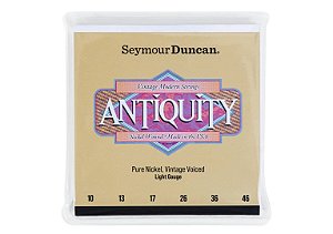 Encordoamento Seymour Duncan Strings Antiquity Vintage Modern Light 10s