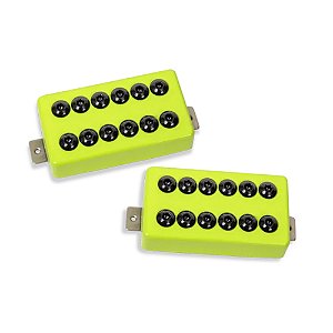 Captador (Set) Seymour Duncan SH-8 Invader, Braço e Ponte, Toxic Yellow
