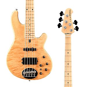 Baixo Lakland Skyline 55-02 Deluxe, Flame Maple, Natural