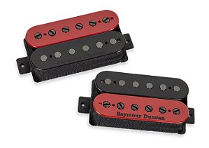 Captador Seymour Duncan (Par) Nazgul & Sentient Red Black Zebra