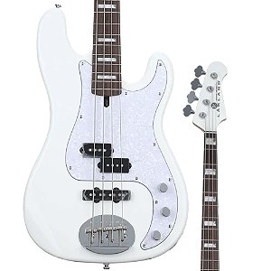 Pré-Venda: Baixo Lakland Skyline 44-64 Custom PJ - White com Rosewood
