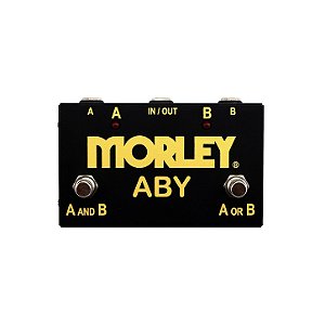 Pré-Venda: Pedal Morley Gold Series ABY Selector / Combiner