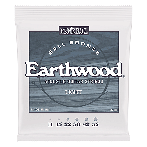 Corda Ernie Ball 011 Earthwood Bell Bronze P02348 para Violão Aço