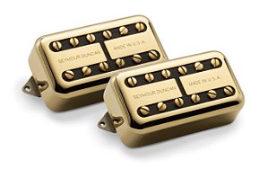 Captador Seymour Duncan (Par) Psyclone Humbucker Dourado