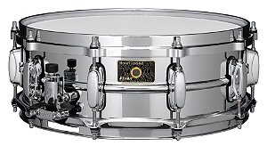 Caixa TAMA Stewart Copeland Signature SC145 – Caixa 5" x 14" em Latão Cromado