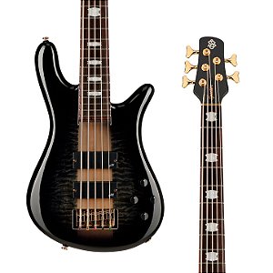 Contrabaixo Spector NS Icon Neck-Through Black Stain – 5 Cordas + Gig Bag Original