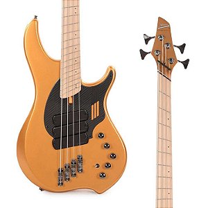Contrabaixo Dingwall NG3 Adam “Nolly” Getgood Signature 4 Cordas – Matte Gold Metallic com Escala Maple