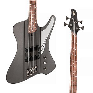 PRÉ-VENDA: Contrabaixo Dingwall D-Roc 4 Cordas – Matte Metallic Black com Escala Pau Ferro Multiscale