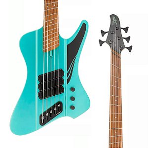 PRÉ-VENDA: Contrabaixo Dingwall D-Roc Standard 5 Cordas – Matte Celestial Blue com Escala Pau Ferro
