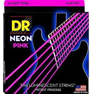 Encordoamento Hi-Definition NEON Pink, Guitarra 9-46