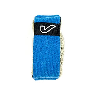 Abafador De Cordas Fretwrap Gruv Gear Individual Pequeno Azul, Com Velcro Ajustável