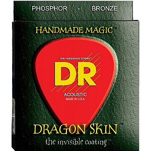 Encordoamento DR Strings Dragon Skin Violão 12 Cordas 10-46