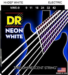 Encordoamento Hi-Definition NEON White, Guitarra 9-42