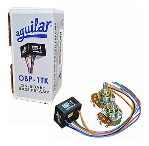 Preamp Aguilar OBP-1 TK c/ Pots Individuais de Grave e Agudo