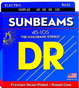 Encordoamento DR Strings Sunbeam Baixo 4 Cordas 45-105 Niquel