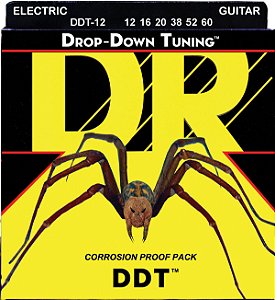 Encordoamento DR Strings Drop-Down Tuning Guitarra 12-60