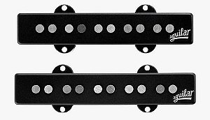 EM BREVE: Captadores (Par) AG 5J-70CL Para Jazz Bass 5 Cordas (18mm), Alnico 5, Passivo, Preto