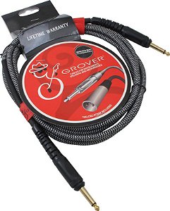 Cabo Grover GP210 Noiseless Para Instrumento 3 Metros (10ft)